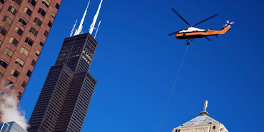 Cedar Rapids Helicopter City Lift