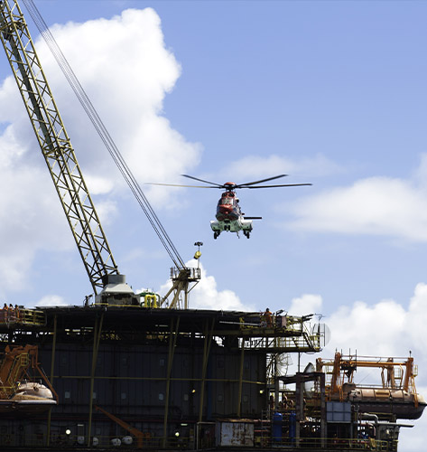 Cedar Rapids Helicopter Oil Rig