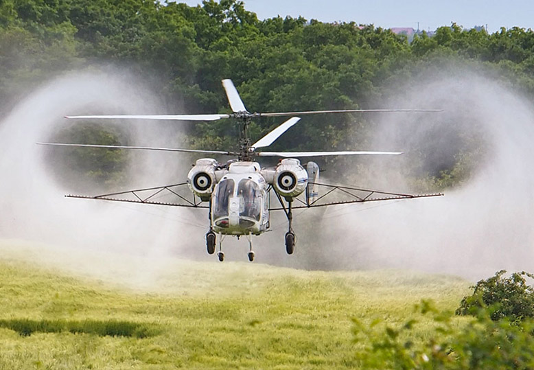 Cedar Rapids Helicopter Seed Spreading