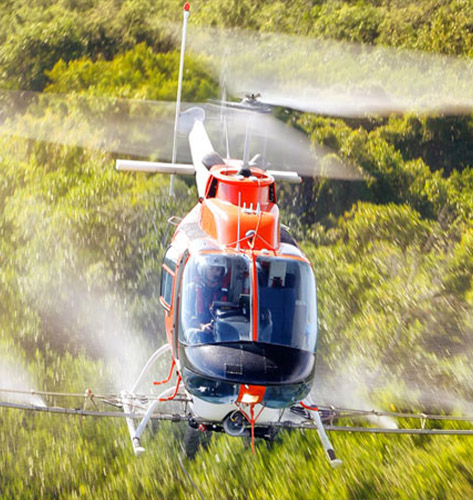 Cedar Rapids Helicopter Wet and Dry Spreading